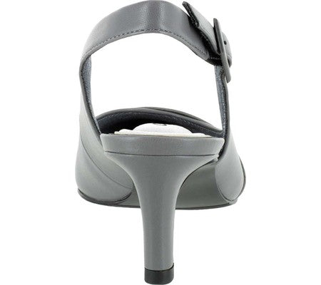 Sapatilhas Easy Street Baker Slingback Cinza Tamanho 6,5M