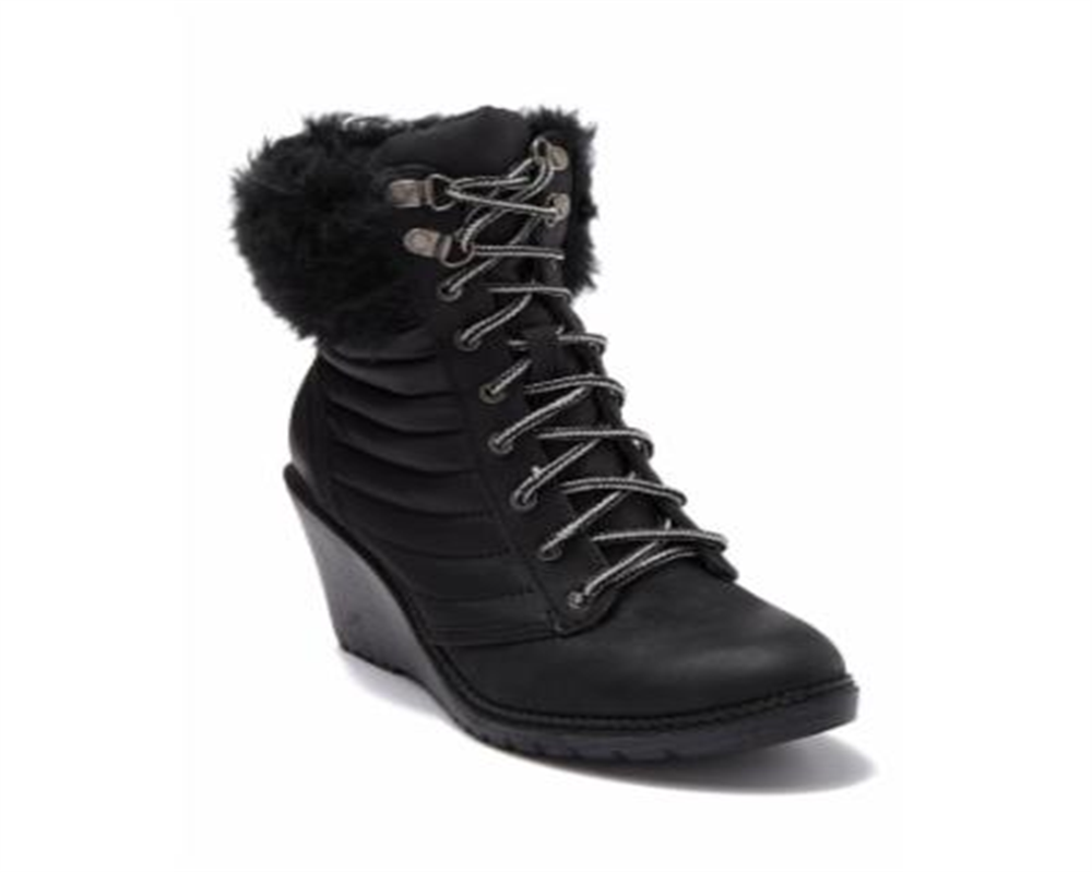 Botas de inverno femininas Zigi Soho Ames, pretas, tamanho 6 M