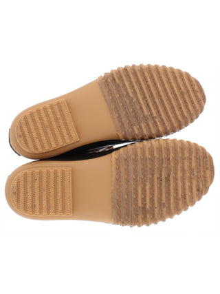 Botas de chuva Sporto Ariel de couro sintético até o tornozelo, tamanho 6 M, marrom