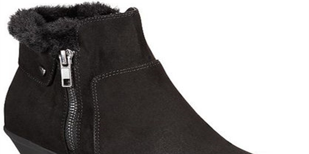 Karen Scott Ursah Tecido Fechado Tornozelo Fashion Preto Tamanho 8,5 M