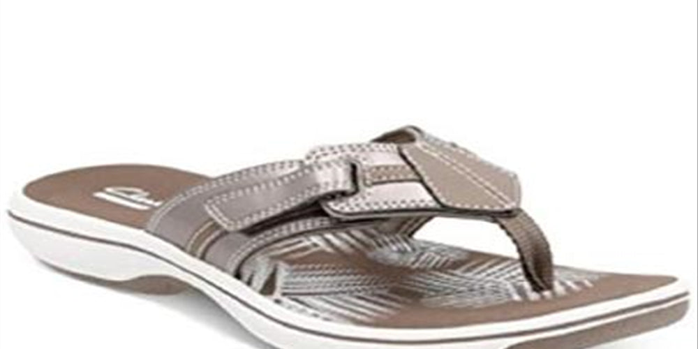 Chinelos Clarks Brinkley Bree Femininos Dourados Tamanho 7 M