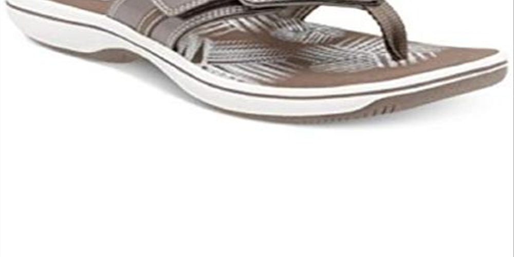 Chinelos Clarks Brinkley Bree Femininos Dourados Tamanho 7 M