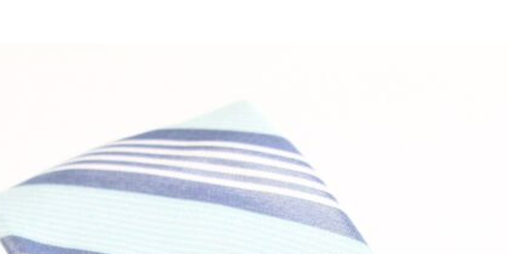 Gravata clássica listrada regimental masculina RYAN SEACREST, azul-marinho, tamanho único