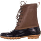 Botas femininas Sporto Ariel com bico fechado e cano alto, para clima frio, marrom, tamanho 8 M