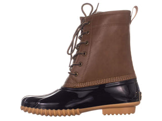 Botas femininas Sporto Ariel com bico fechado e cano alto, para clima frio, marrom, tamanho 8 M