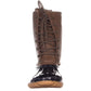 Botas femininas Sporto Ariel com bico fechado e cano alto, para clima frio, marrom, tamanho 8 M