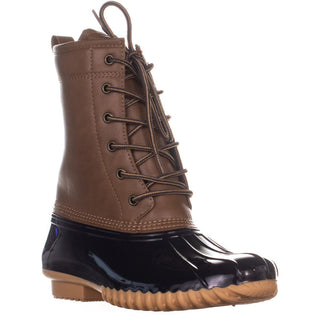 Botas femininas Sporto Ariel com bico fechado e cano alto, para clima frio, marrom, tamanho 8 M