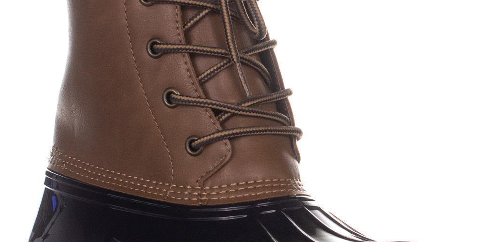 Botas femininas Sporto Ariel com bico fechado e cano alto, para clima frio, marrom, tamanho 8 M
