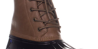 Botas femininas Sporto Ariel com bico fechado e cano alto, para clima frio, marrom, tamanho 8 M