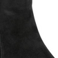 INC International Concepts Botas femininas com salto bloco e biqueira amendoada Floriann, com amortecimento e zíper, tamanho 9,5 M, vermelho, lava