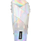 Sandálias femininas DKNY Wave Open Toe Formal Slide, cinza, tamanho 8