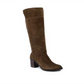 Bota feminina Lucca Lane Moss Grommet Rinah Suede Verde Tamanho 9 M