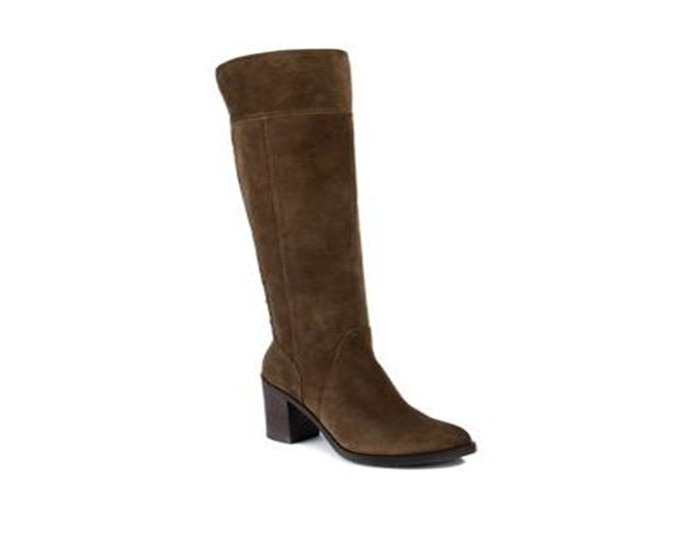 Bota feminina Lucca Lane Moss Grommet Rinah Suede Verde Tamanho 9 M