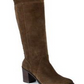 Bota feminina Lucca Lane Moss Grommet Rinah Suede Verde Tamanho 9 M