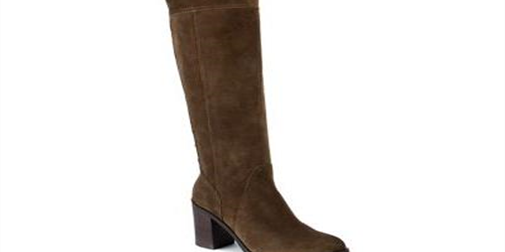 Bota feminina Lucca Lane Moss Grommet Rinah Suede Verde Tamanho 9 M
