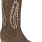 Bota feminina White Mountain Caraway Cowgirl em couro marrom, tamanho 6,5 M