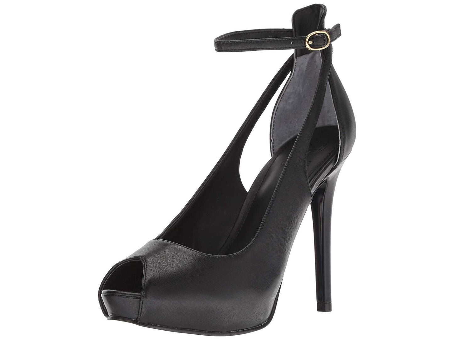 Sapatos plataforma femininos Guess Holie, pretos, tamanho 8 M