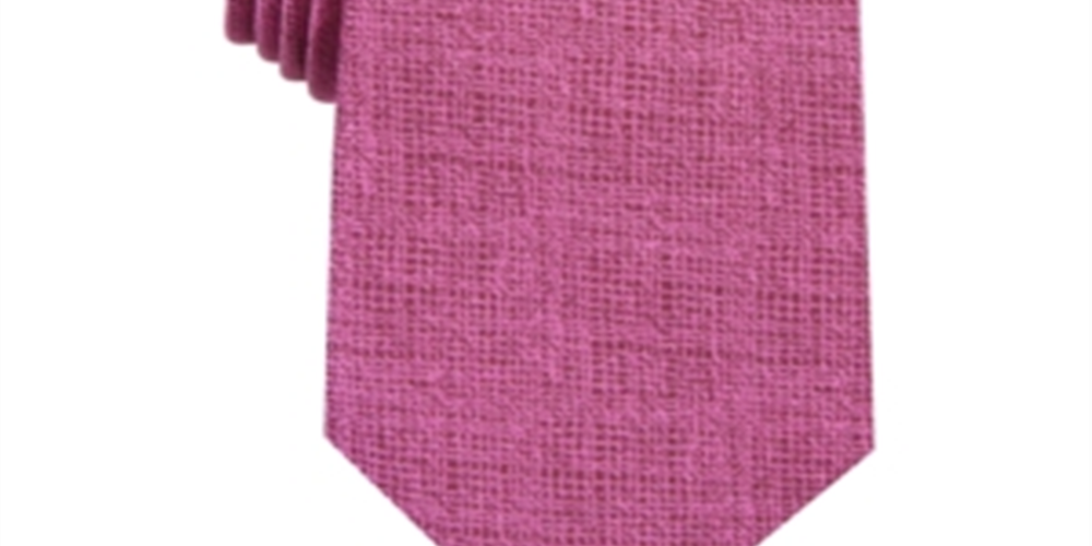 Gravata borboleta quadrada de bolso de cetim Kelsey masculina Alfani rosa tamanho único