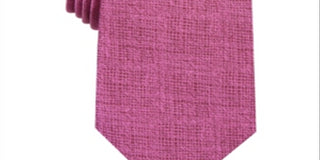 Gravata borboleta quadrada de bolso de cetim Kelsey masculina Alfani rosa tamanho único