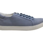 Tênis Kenneth Cole Kam Leather Cano Baixo com Cadarço, Azul, Tamanho 9 M
