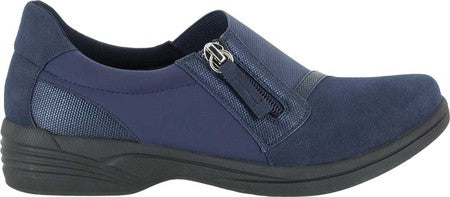 Easy Street Dreamy Comfort Slip-on Feminino Azul Tamanho 10 W