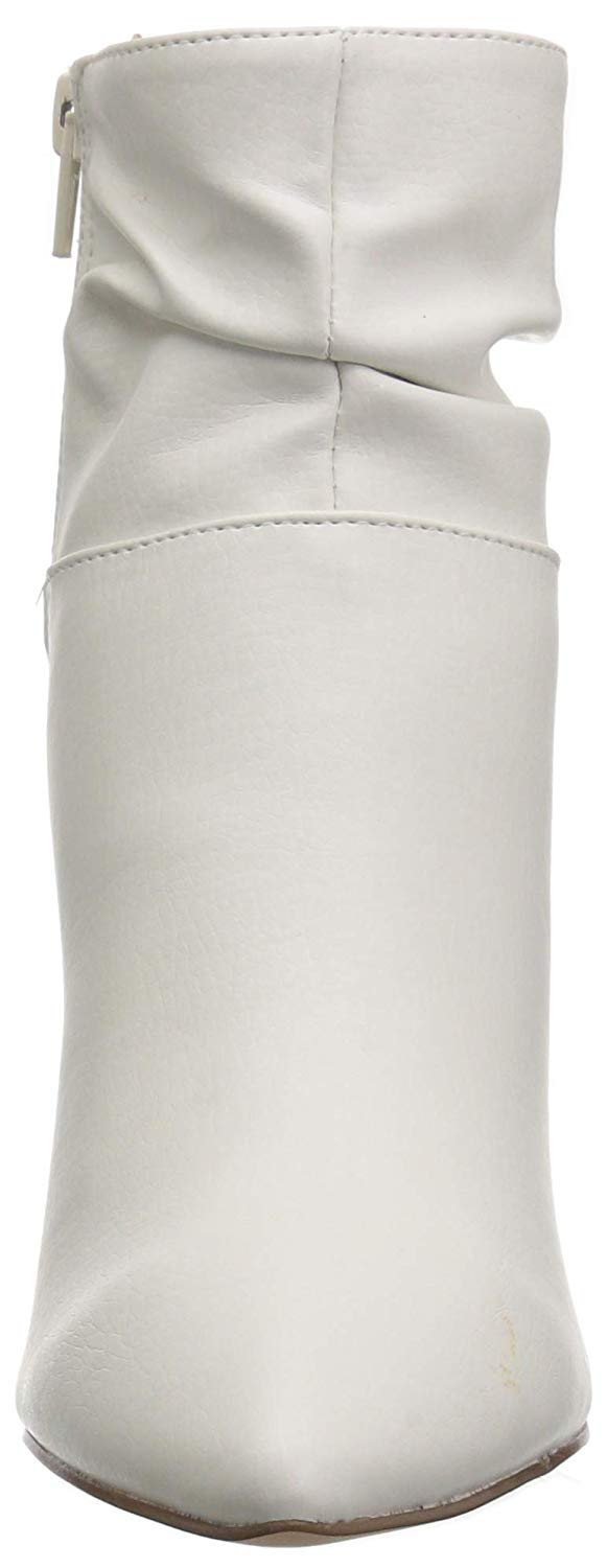 Botas casuais femininas XOXO Taniah, bota branca, tamanho 8,5