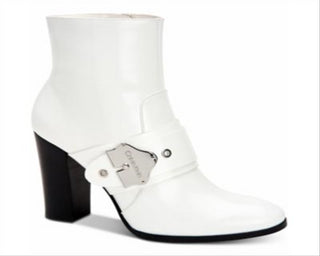 Calvin Klein Cai Bootie Feminino Branco Tamanho 9 M