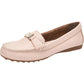 Giani Bernini Mocassim Feminino Croc Hardware Detalhe Arch Support Comfort Dailyn Slip On Couro Rosa Tamanho 8 M