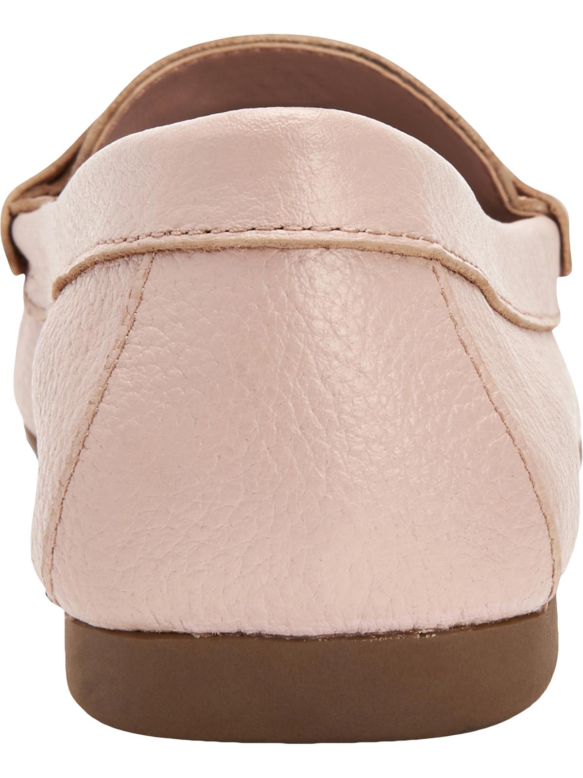 Giani Bernini Mocassim Feminino Croc Hardware Detalhe Arch Support Comfort Dailyn Slip On Couro Rosa Tamanho 8 M