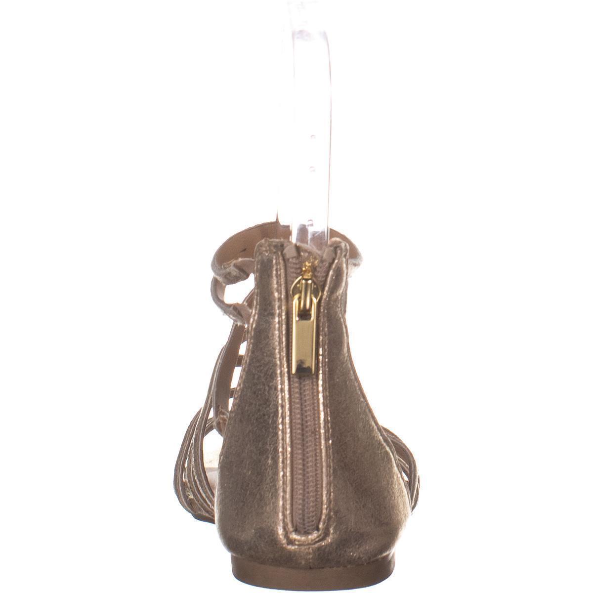 Sandálias Madden Girl Sira Gladiator Femininas Douradas Tamanho -9M