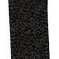 Lenço de bolso formal floral Damon masculino da Four in Hand, preto, tamanho regular