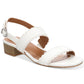 Sandálias femininas de salto bloco Martinee da Style &amp; Co, azuis, tamanho 9 M
