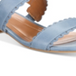 Sandálias femininas de salto bloco Martinee da Style &amp; Co, azuis, tamanho 9 M