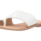 Chinelo feminino Gemmy Slide, branco, tamanho 6 M, da Chinese Laundry