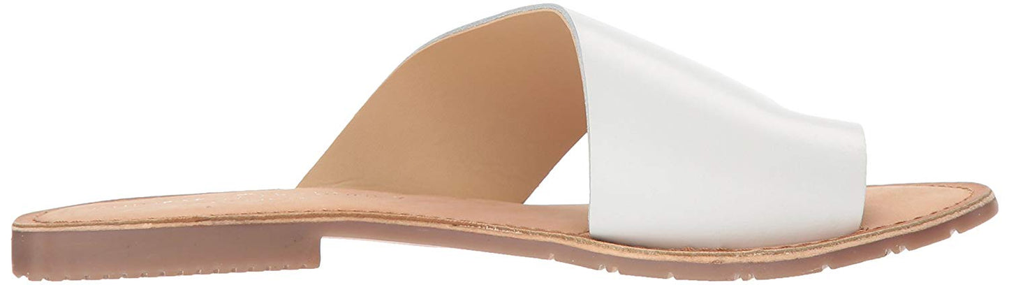 Chinelo feminino Gemmy Slide, branco, tamanho 6 M, da Chinese Laundry
