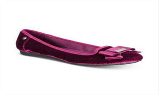 Sapatilhas Anne Klein Alivia com bico redondo para mulheres - Vinho, tamanho 5 M