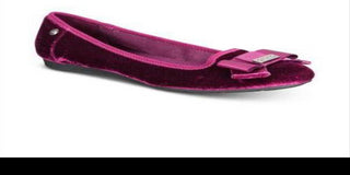 Sapatilhas Anne Klein Alivia com bico redondo para mulheres - Vinho, tamanho 5 M