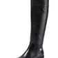 Botas de montaria femininas Dreia de couro Sole Bound By Baretraps até o joelho, pretas, tamanho 7 M