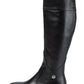 Botas de montaria femininas Dreia de couro Sole Bound By Baretraps até o joelho, pretas, tamanho 7 M