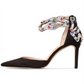 Sapatos femininos de bico fino com tecido Kallista da INC International Concepts - Preto, tamanho 8,5 M