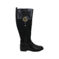 Tommy Hilfiger Lila 2 Botas Femininas Fechadas Até o Joelho, Pretas, Tamanho 5M