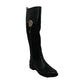 Tommy Hilfiger Lila 2 Botas Femininas Fechadas Até o Joelho, Pretas, Tamanho 5M