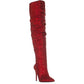 Jessica Simpson Feminino Luxella Tecido Bico Fino Acima do Joelho Vermelho Tamanho 6M