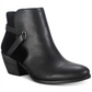 Botas de couro femininas American Rag Ashlyn Leather, pretas, tamanho 7 M