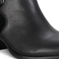 Botas de couro femininas American Rag Ashlyn Leather, pretas, tamanho 7 M