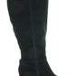 Botas de cano alto femininas Charter Club Palmaa de camurça sintética, pretas, tamanho 11 médio