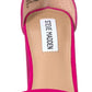 Sandálias femininas Steve Madden Carrson com tira no tornozelo, rosa, tamanho 9,5 M