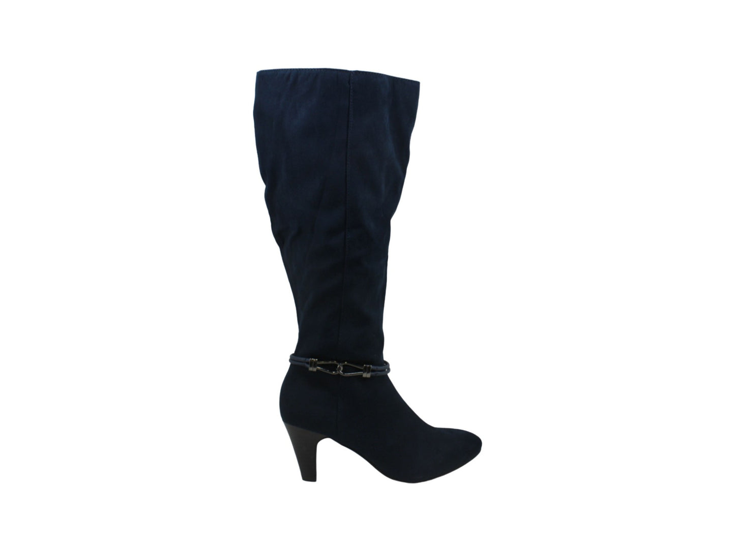 Karen Scott Botas Femininas Hollee Wide Calf Azul Tamanho 6M