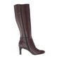 Botas sociais femininas Ralph Lauren Eastwell marrom tamanho -5 B