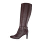 Botas sociais femininas Ralph Lauren Eastwell marrom tamanho -5 B